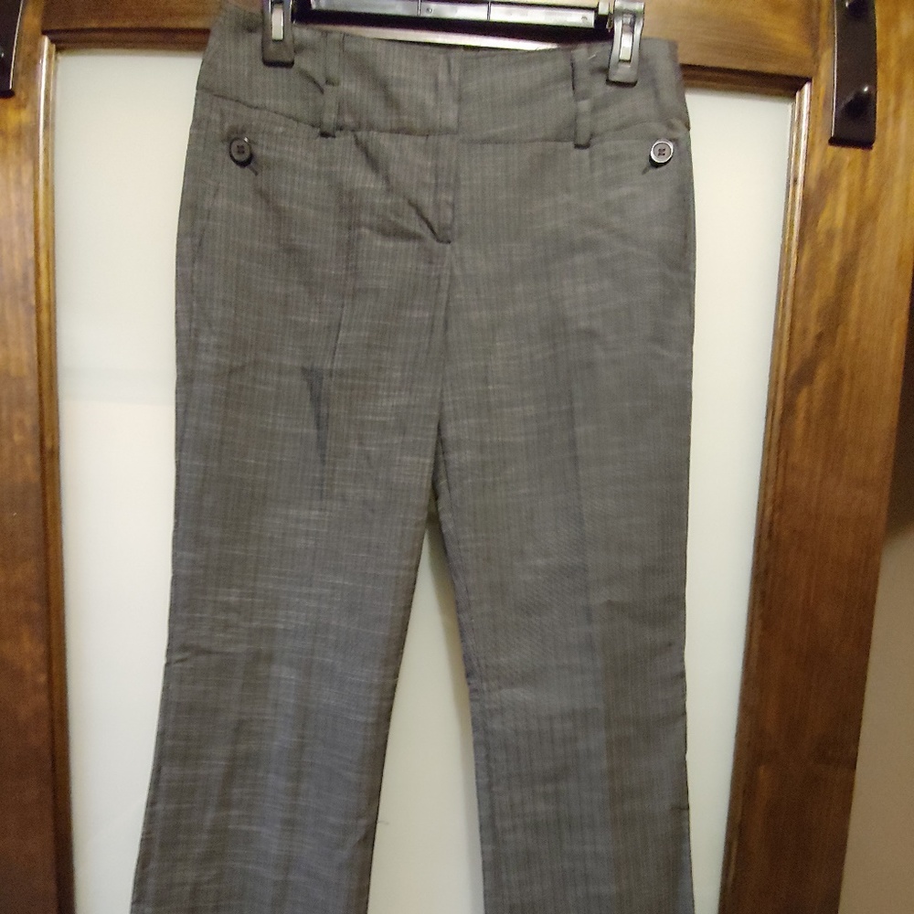 Black Patterned Slack